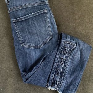 Blue Jeans from Express with Cute Leg Details
